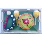 4 Piece Ladybird Music Set – White/Yellow 4 Piece Ladybird Music Set – White/Yellow